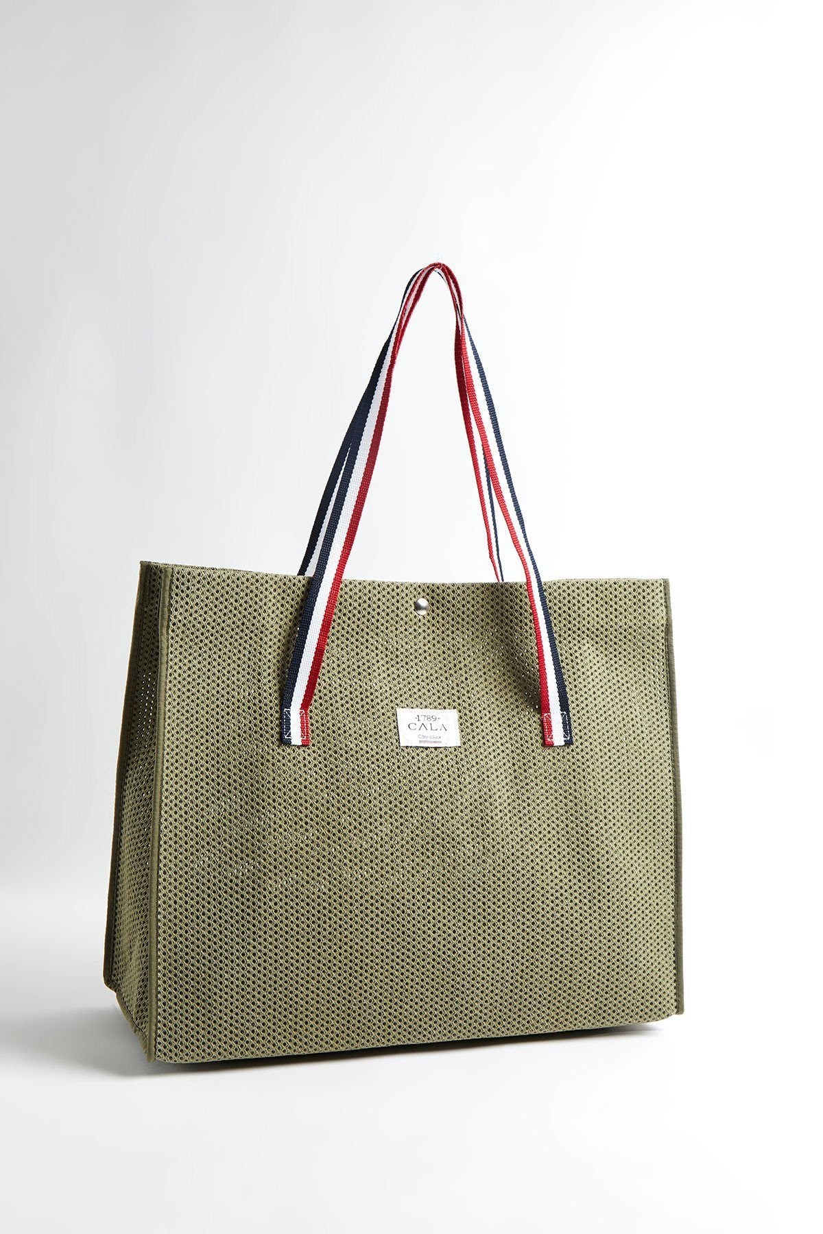 Large Designer Beach Bag | khaki - 1789 CALA 