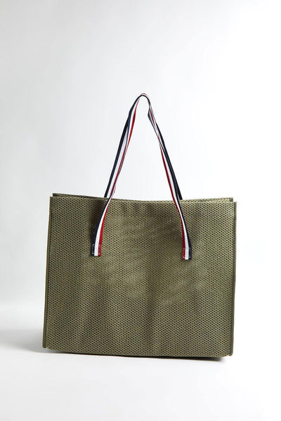 Large Designer Beach Bag | khaki - 1789 CALA