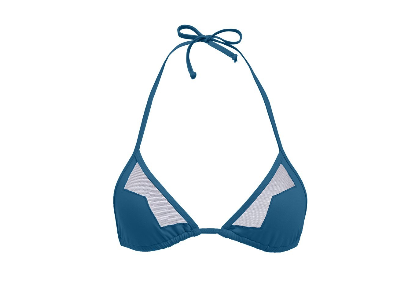 Exclusive triangel bikini top - L'Edone Iris Petrol