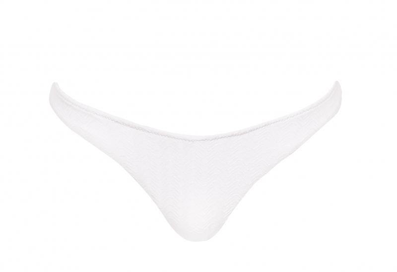 Elegant white bikini | wave pattern - L'Edone