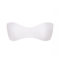 Bandeau Designer Bikini | white pattern - L'Edone Antheia 