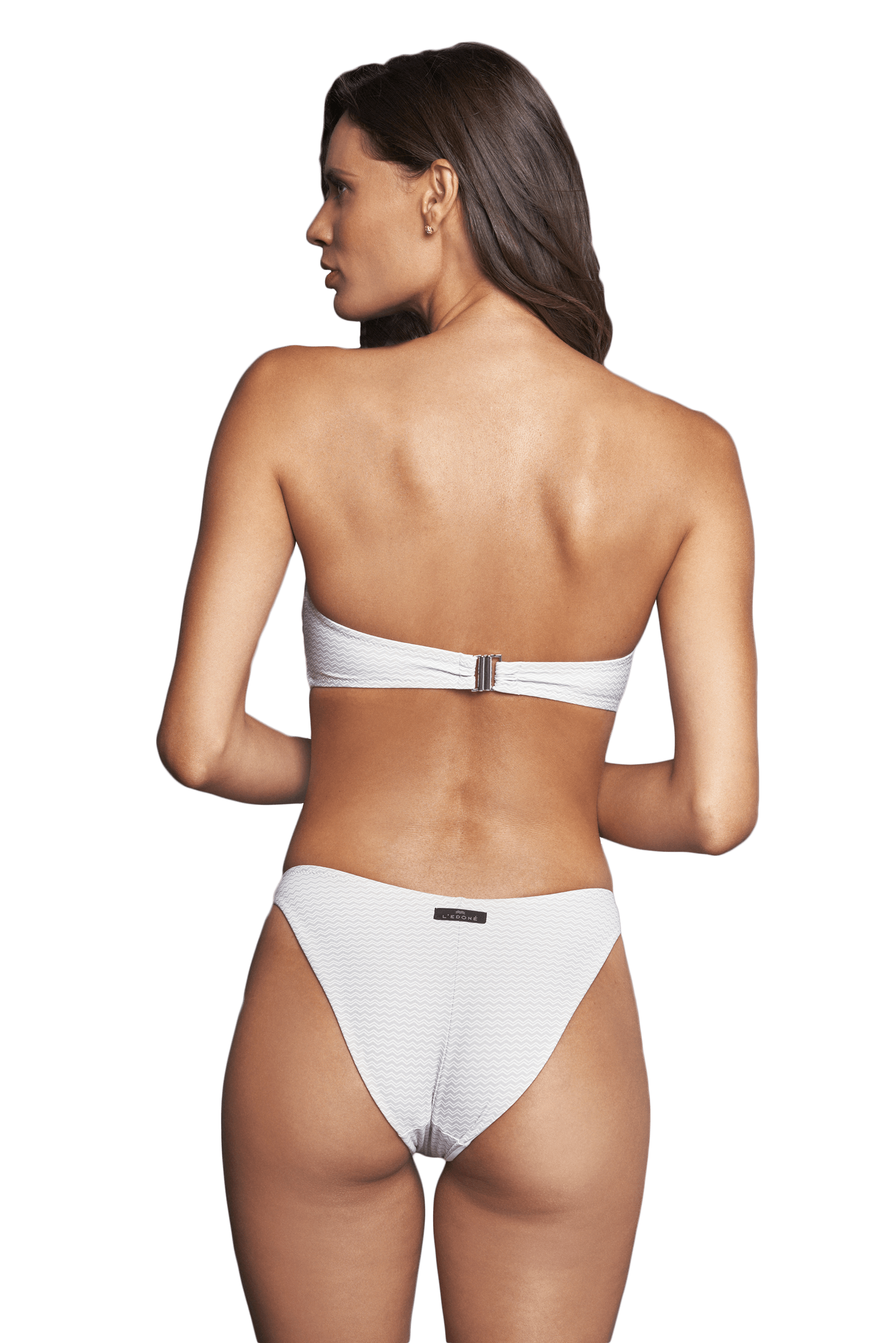 Transparent top bikini top