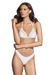 Iris White Pattern Bikini Top - Salt and Sun